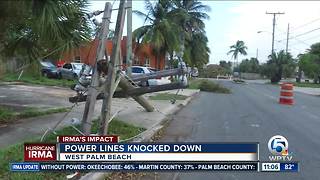 Power lines still down days after Irma hit South Florida
