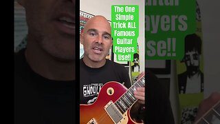 One Simple Trick ALL Famous Guitar Players Use!! #guitar #tutorial #lessons