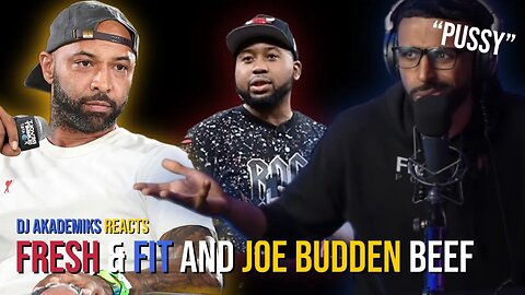 💥Dj Akademiks Reacts To Fresh & Fit BEEF w Joe Buddden 😳@DJAkademiksTV2 @FreshFitMiami