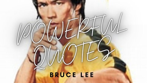 How to be a champion like Bruce Lee, Powerful Bruce Lee Quotes (TellMeHow)