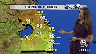 Monday afternoon forecast