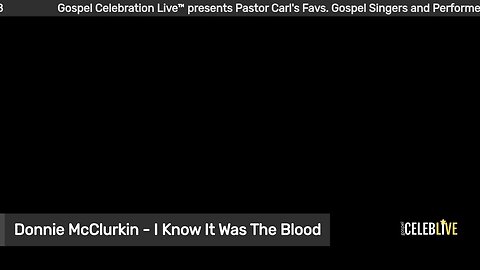 Donnie McClurkin - I Know It Was The Blood #PastorCarlsFavs