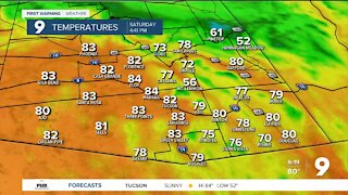 Spring begins with highs in the 80s