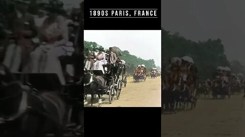 INCREDIBLE 1800s Paris France Restored film in color