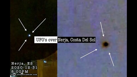 " UFO's over Nerja, Costa Del Sol " Reported by Eyewitness