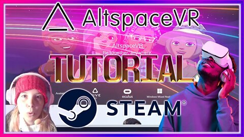AltspaceVR | Primeiro Login com o Windows via Steam e o Quest 2 [2 min Tutorial] #metaverso em 2022