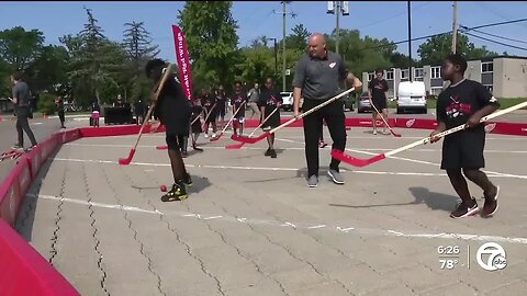 Red Wings open 'Street Hockey in the D' summer series