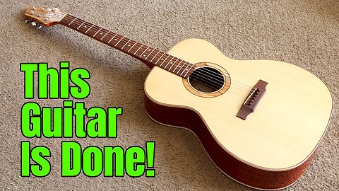 The Acoustic Guitar is Done! | Final Assembly Day