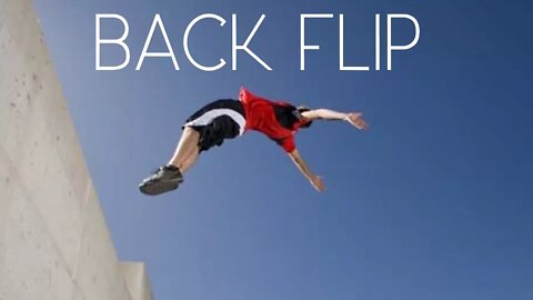 How To BACK FLIP Super Slow Motion Analysis