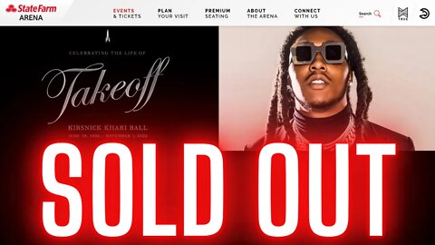 Farewell For Takeoff Feat. Justin Bieber at State Farm Arena in Atlanta COMPLETELY SOLD OUT