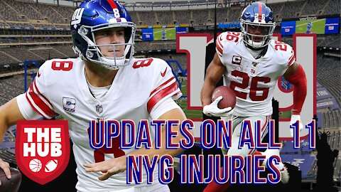 New York Giants Injuries Update | Daniel Jones, Saquon Barkley and more