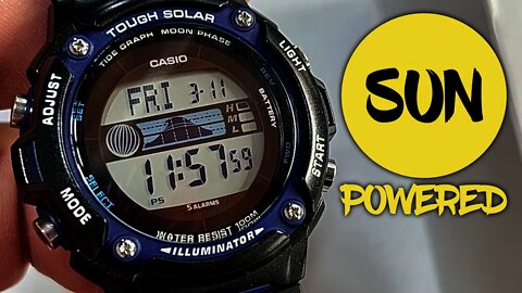 Perfect Size Rugged Solar Powered Watch