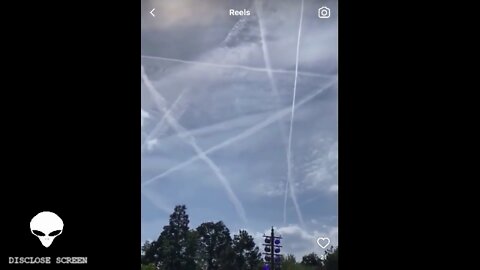 Pentagram made by chem trails over Disneyland. 10K cattle die over night & has ET contact been made?