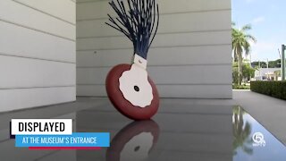 Typewriter Eraser sculpture at the Norton Museum of Art