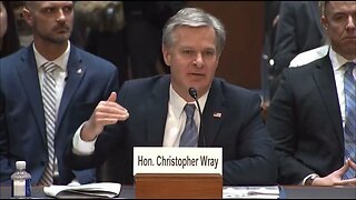 FBI Director Christopher Wray talks about never in his career having seen so many threats at a time