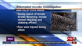 CDCR: Inmate attacks officers