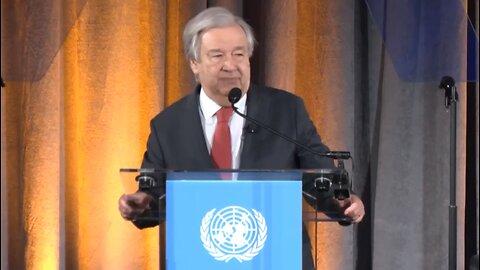 The UN chief stated, "In the case of climate, we are not the dinosaurs. We are the meteor”