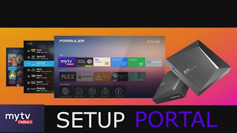 MYTVONLINE2 PORTAL SETUP FORMULER Z8