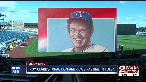 Roy Clark's impact on America's pastime in Tulsa