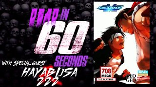 #shorts DEAD IN 60 SECONDS (vs. Hayabusa222) - SNK vs Capcom: SVC Chaos [Arcade]