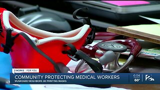 Community helping to protect medical workers