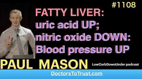 PAUL MASON b: | FATTY LIVER: uric acid UP; nitric oxide DOWN: Blood pressure UP