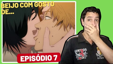 REACT Beijo Com Gosto de... | Chainsaw Man Episódio 07 🤮🤮🤮