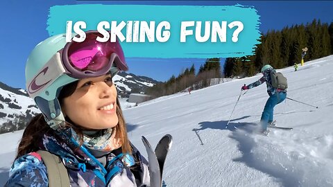 Skiing in Austria: How I Went From BEGINNER to INTERMEDIATE FAST 😱⛷️