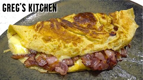Creamy Cheese and Bacon Omelette Recipe