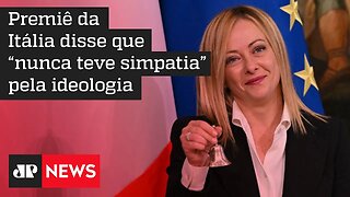 Giorgia Meloni nega relação com fascismo italiano