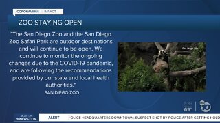 San Diego Zoo, Safari Park to stay open despite order