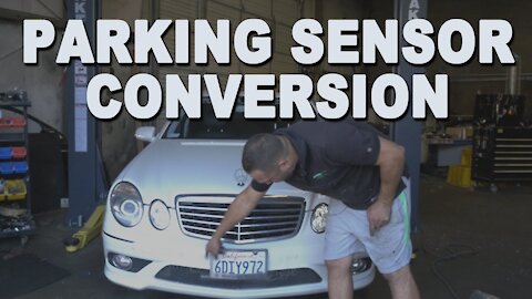 Front Bumper Parking Sensor Conversion, Removal and Replacement - 2008 Mercedes Benz E55 E350