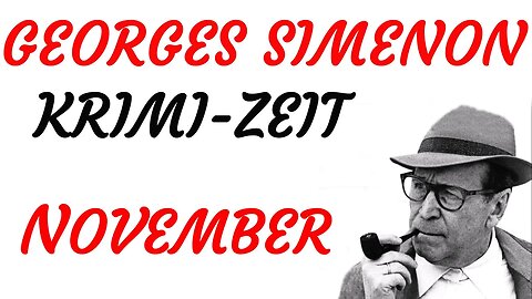 KRIMI Hörspiel - Georges Simenon - NOVEMBER (2022) - TEASER