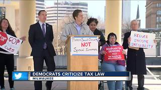 Local democrats speak out against tax policy
