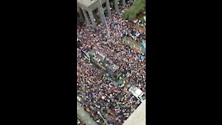 SOUTH AFRICA- Johannesburg - Springbok Trophy Parade (u3F)