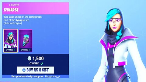 FORTNITE ITEM SHOP *NEW* SYNAPSE SKIN! (FORTNITE BATTLE ROYALE)