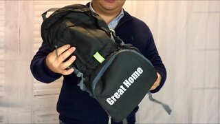 35L Foldable Packable Travel Lightweight Hiking Daypack Backpack by Great Home review and giveaway