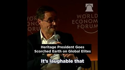 Heritage President goes scorched earth on the Elites, says that when Trump wins, he's coming after a