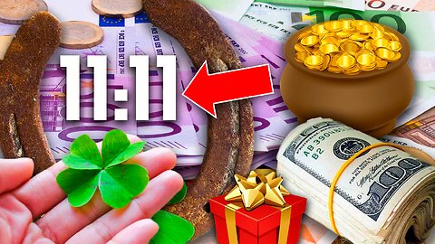 11:11 💸Attract Urgent Money Quick and Easy + Fortune, Good Luck, Gifts! (Subliminal Audio) 🎁💸