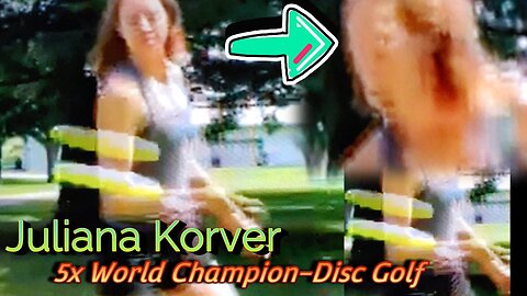 Holograms of Juliana Korver- 5x Disc Golf World Champion Reptilians They Live!