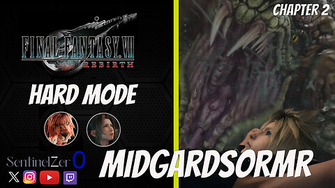 FF7 Rebirth - Hard Mode : Midgardsormr Boss Fight