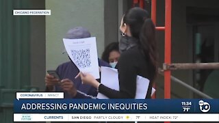 Community leader talks about pandemic inequities