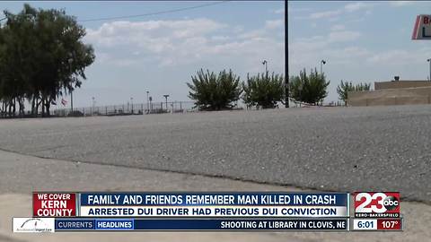 Friends and family remember man who died in crash after a drunk driver pulled out in front of him