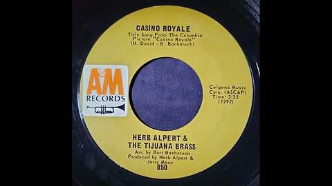 Herb Alpert & The Tijuana Brass – Casino Royale