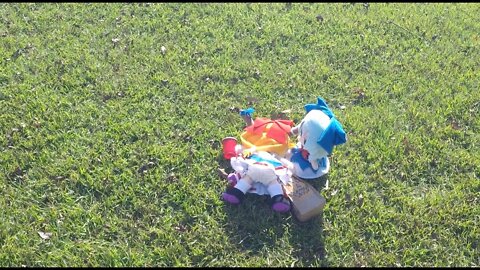 There is an Oni passed out on my lawn