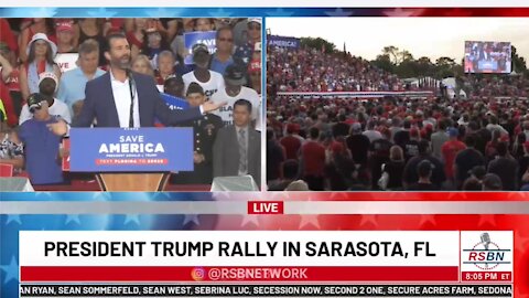 LIVE: *PRESIDENT TRUMP RALLY* Donald Trump Jr In Sarasota, FL (7/04/2021)