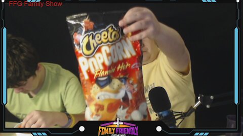 FFG Food Challenge Cheetos Popcorn Flaming Hot