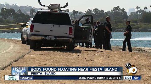 Body found floating near Fiesta Island