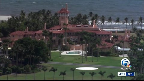 Security measures in Mar-a-Lago ahead of President's visit