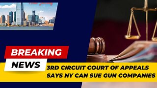 Third Circuit Count of Appeals Says New Jersey Can Sue Gun Companies